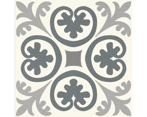 Carreau carré avec motif floral