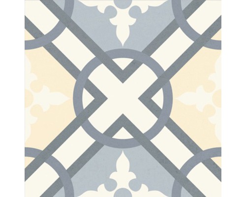 Carreau décoratif avec motif géométrique