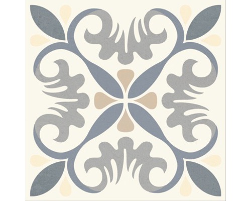 Carreau décoratif avec motif floral