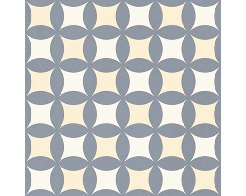 Motif de carreaux avec carrés et cercles