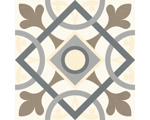 Carreau décoratif avec motif géométrique