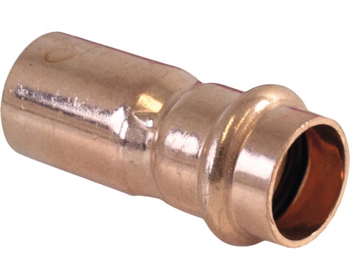 Réducteur Viega Profipress raccord à sertir avec SC contour 22x18 mm 296391 Raccord à sertir en cuivre