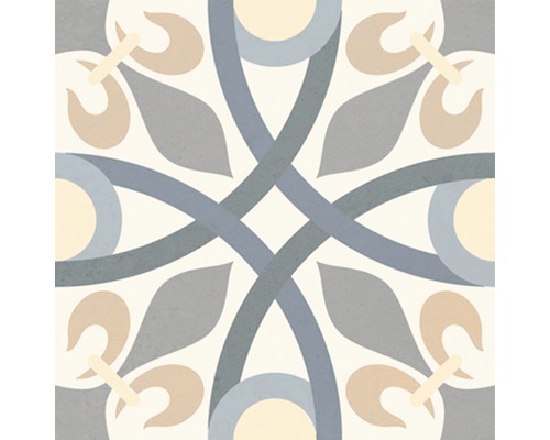 Carreau décoratif avec motif géométrique