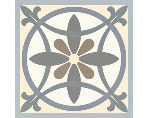 Carreau carré avec motif floral