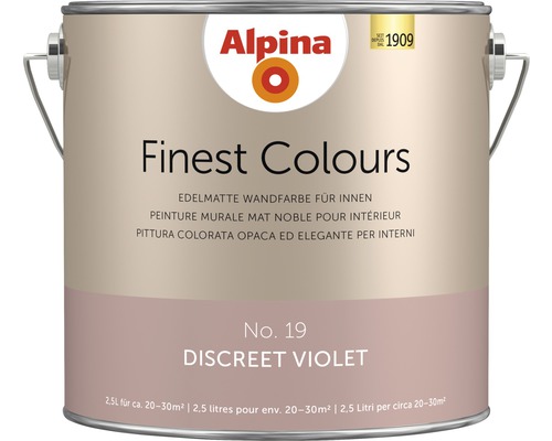 Alpina Finest Colours konservierungsmittelfrei Discreet Violet 2.5 l