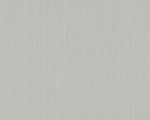 Papier peint intissé 93790-1 Spot 2 Uni 1 gris Papier peint avec motif à rayures verticales pour la décoration murale