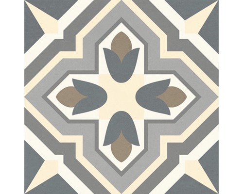 Carreau avec motif floral