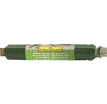 Fil de fer floral vert sur bobine en bois