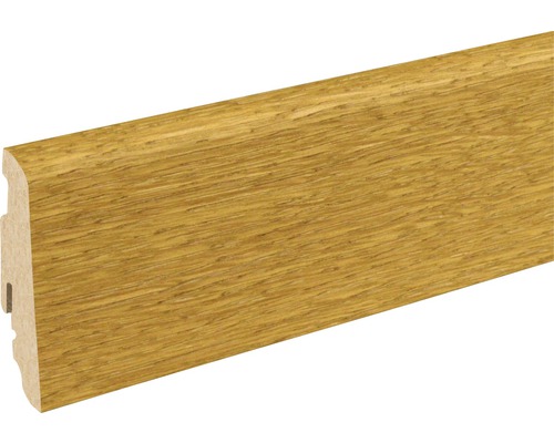 SKANDOR Sockelleiste Eiche gebürstet SU60L 19x58x2400 mm Sockelleiste aus Holz
