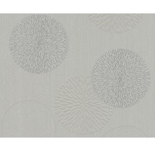 Papier peint avec motif floral en forme de cercle