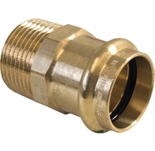 Messing Pressfitting mit Außengewinde