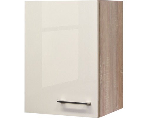 Hängeschrank Flex Well Nepal BxHxT 40x55x32 cm Frontfarbe kaschmir glänzend - Korpusfarbe sonoma eiche Hängeschrank Flex Well Nepal BxHxT 40x55x32 cm Frontfarbe kaschmir glänzend - Korpusfarbe sonoma eiche