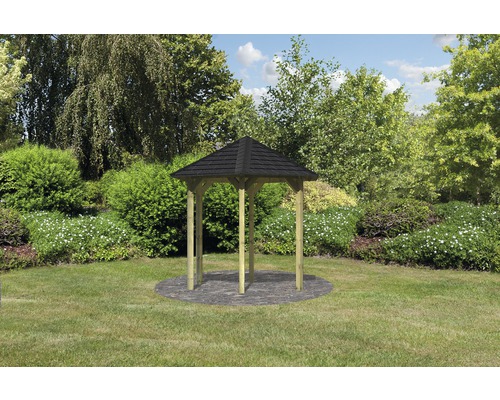 Pavillon Karibu Eco Munster im Set 235x208 cm kesseldruckimprägniert