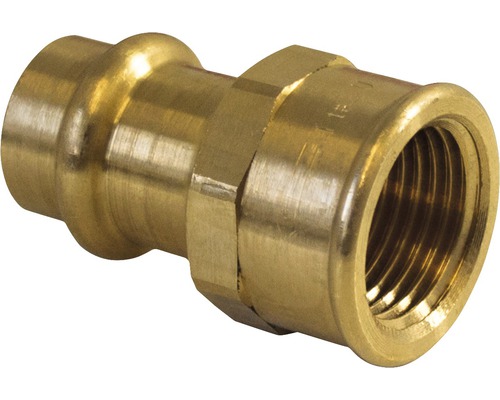 Raccord à compression Viega Sanpress avec contour SC manchon-raccord 15mmx1/2" filetage intérieur 291068 Raccord à compression Viega Sanpress avec contour SC manchon-raccord 15mmx1/2" filetage intérieur 291068