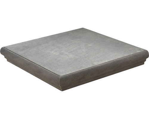 Feinsteinzeug Florentiner Stufenfliese Ecke Rustic Gris 33.15x33.15 cm