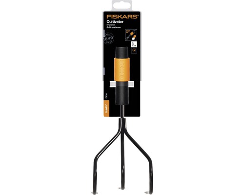 Cultivateur Fiskars dans son emballage