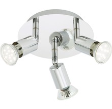 LED Bad Deckenleuchte 3-flammig 3W GU10 chrom-thumb-0 LED Bad Deckenleuchte 3-flammig 3W GU10 chrom-thumb-0