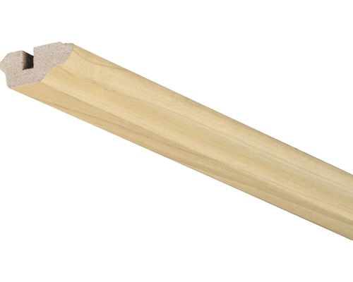 Moulure pour plafond Shortline en bouleau 17x36x2600 mm Baguette en bois avec rainure