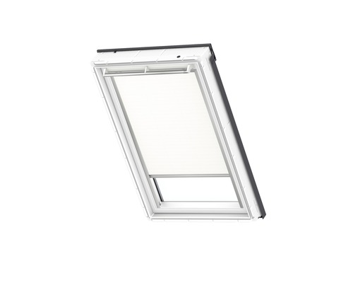 VELUX Verdunkelungsrollo uni weiß manuell Rahmen aluminium DKL C06 1025S