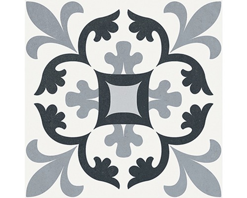 Dekorative Fliese mit floralem Muster für den Innenbereich