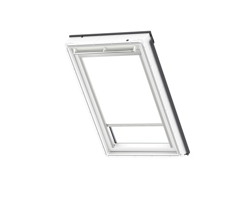 Store occultant VELUX uni blanc électrique cadre aluminium DML P10 1025S