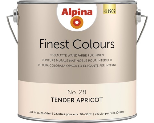 Alpina Finest Colours konservierungsmittelfrei Tender Alpinaricot 2.5 l