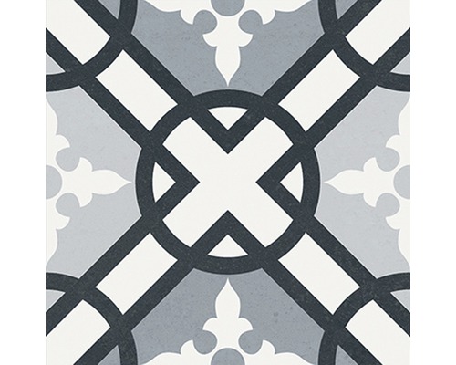 Dekorative Bodenfliese mit geometrischem Muster