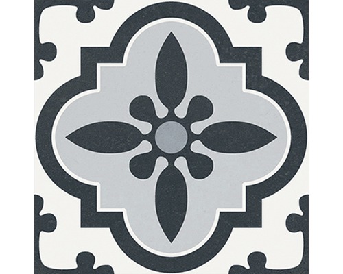 Dekorative Fliese mit Blumenmuster