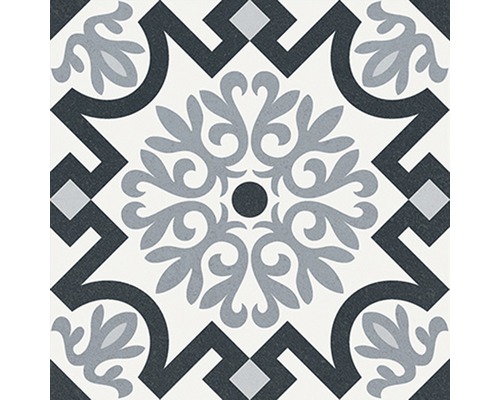 Dekorfliese mit Ornamentmuster