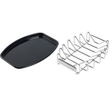 Outdoorchef Rippchenhalter mit Auffangschale
