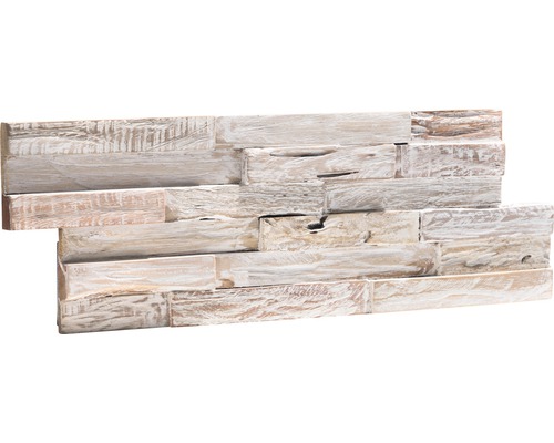 Parement mural en bois de teck