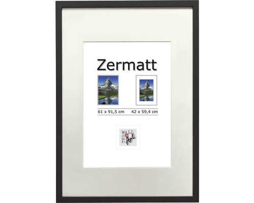 Bilderrahmen Holz Zermatt schwarz 61x91.5 cm