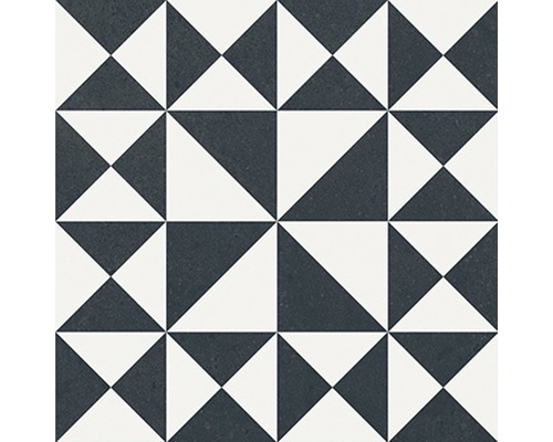 Muster aus Dreiecken, Fliesen