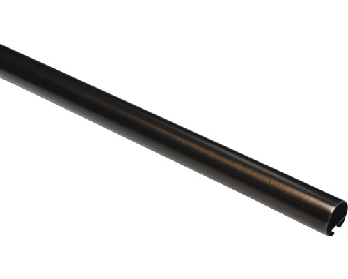 Gardinenstange mit Innenlauf I Windsor bronze 200 cm Ø 25 mm Kleiderstange aus Metall
