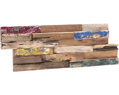 Revêtement en bois fabriqué à partir de vieux bois recyclé