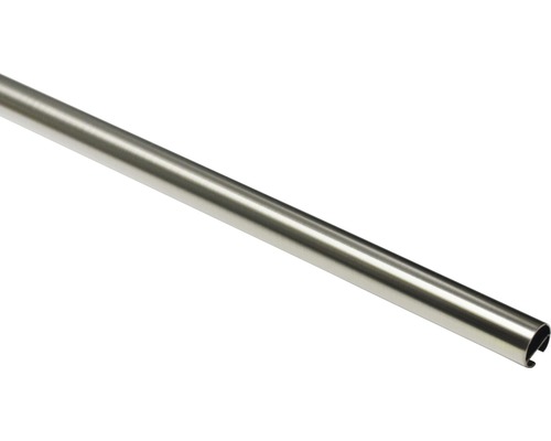 Tringle à rideau Chicago avec rail intérieur aspect acier inoxydable Ø 20 mm 240 cm Tringle à rideau Chicago avec rail intérieur aspect acier inoxydable Ø 20 mm 240 cm