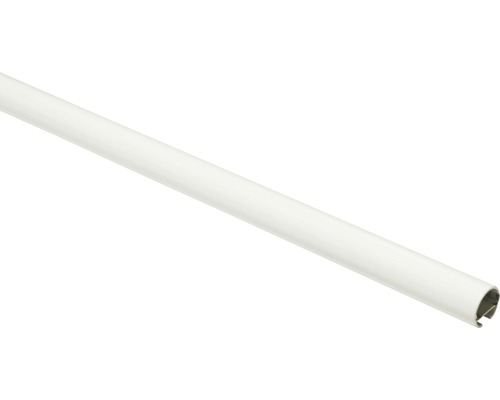 Gardinenstange mit Innenlauf I Chicago weiss 240 cm Ø 20 mm Kunststoff-Rolladenführungsschiene