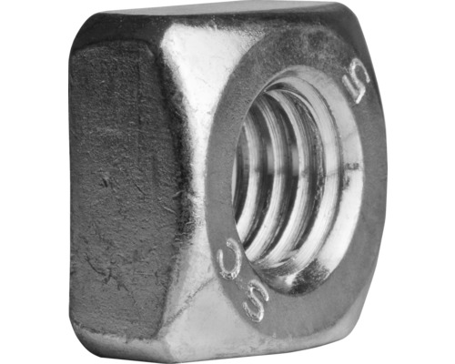 Écrou carré DIN 557 M5 électrozingué, 100 pièces Écrou hexagonal