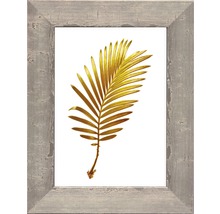 Image décorative avec motif de feuille dans un cadre