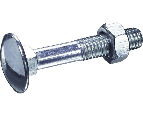 Dresselhaus Boulon à tige carré tête goutte de suif filetage partiel 6,0 x 160 mm galvanisé 25 pièces Dresselhaus Boulon à tige carré tête goutte de suif filetage partiel 6,0 x 160 mm galvanisé 25 pièces