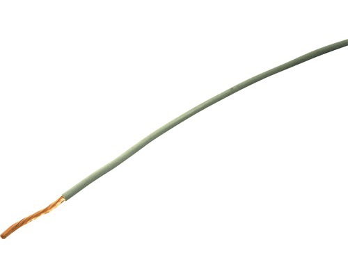 Câble électrique multibrin en T 1x1 mm2 gris Eca (au mètre)