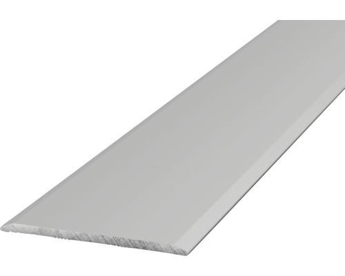 Barre de seuil Prinz alu argent autocollant 40 x 1000 x 2 mm Baguette plate en plastique