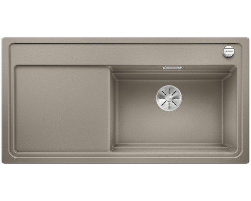 Blanco ZENAR XL 6 S DampfgarPlus évier lxp 1000x510 mm Silgranit truffe avec planche à découper en bois et bac de cuisson 524059