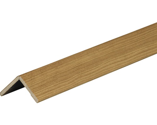 Baguette d'angle Authentic pommier 28x28x2600 mm Profilé d''angle avec structure en bois