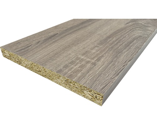 Panneau d'ameublement chêne Sonoma 19x200x2630 mm Panneau de particules avec structure en bois