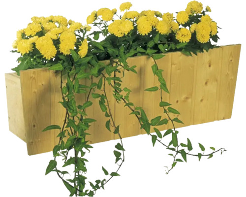 Blumenkasten für Gartenhaus SKAN HOLZ 60x21x25 cm natur-0