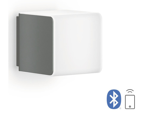 Applique murale blanche avec symbole Bluetooth