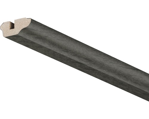 Deckenabschlussleiste Authentic Wenge 17x36x2600 mm Holzleiste in grauer Optik