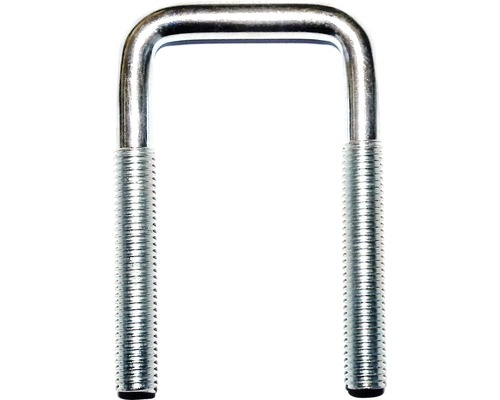 Bügelschraube eckig verzinkt 10x95x62 mm 50 St. U-Bügel mit Gewinde