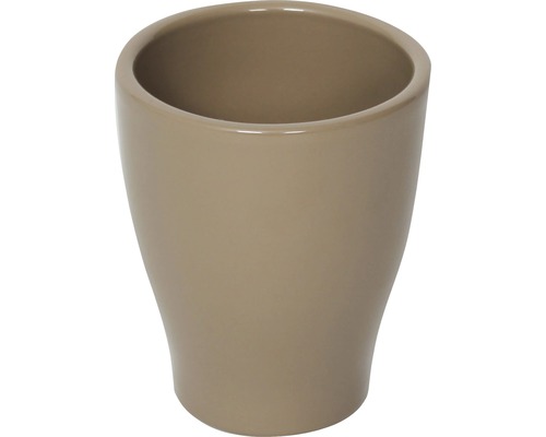 Cache-pot Carly FloraSelf® céramique Ø 8 H 10 cm gris